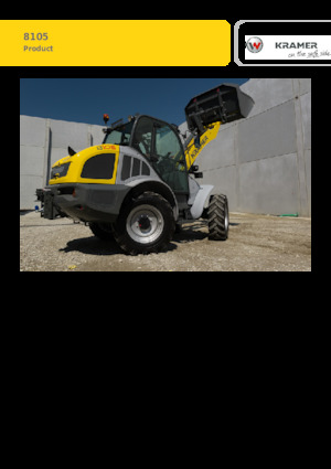 Încărcătoare pe roți Kramer 8105