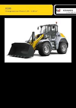 Încărcătoare pe roți Kramer 8180