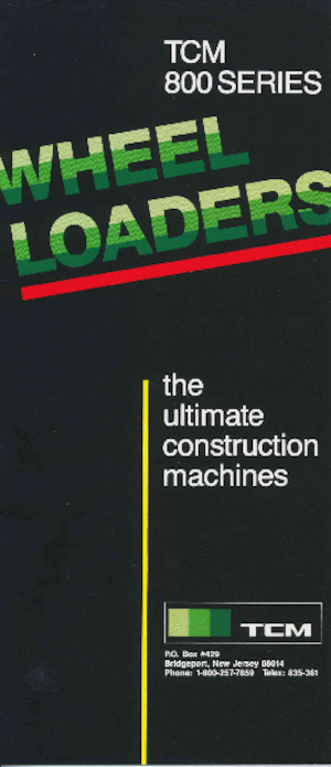 Încărcătoare pe roți TCM 840