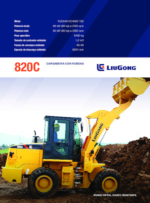 Încărcătoare pe roți Liugong 820C