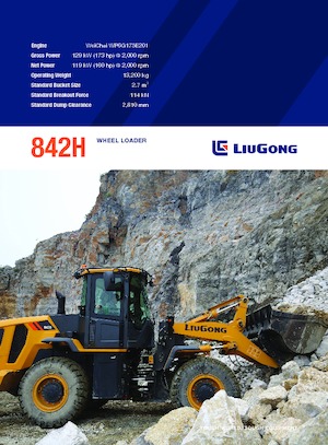 Încărcătoare pe roți Liugong 842H