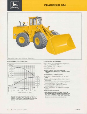 Încărcătoare pe roți John Deere Construction 844