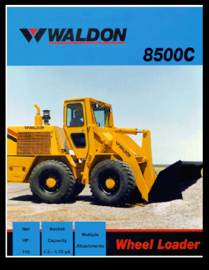 Încărcătoare pe roți Waldon 8500C
