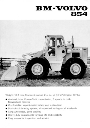 Încărcătoare pe roți Volvo 854