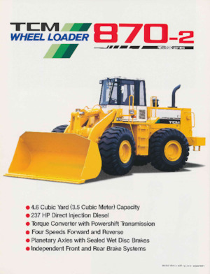 Încărcătoare pe roți TCM 870-2