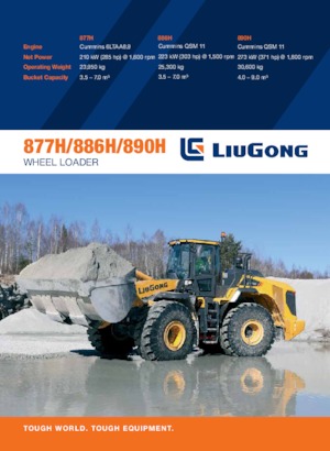Încărcătoare pe roți Liugong 877H