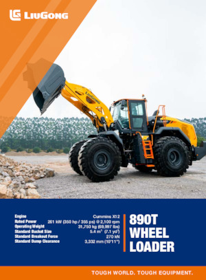 Încărcătoare pe roți Liugong 890T