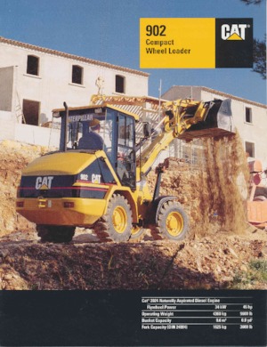 Încărcătoare pe roți Caterpillar 902