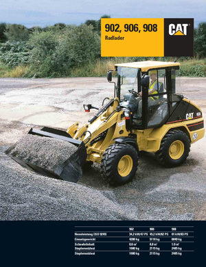 Încărcătoare pe roți Caterpillar 902
