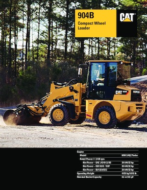 Încărcătoare pe roți Caterpillar 904 B