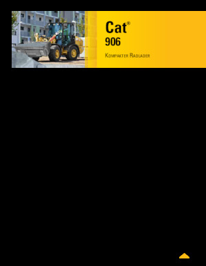 Încărcătoare pe roți Caterpillar 906