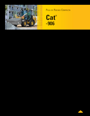 Încărcătoare pe roți Caterpillar 906