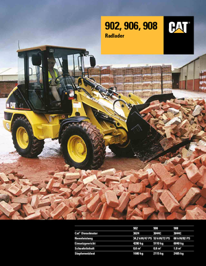 Încărcătoare pe roți Caterpillar 906