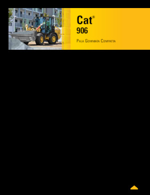 Încărcătoare pe roți Caterpillar 906