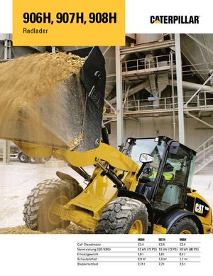 Încărcătoare pe roți Caterpillar 907H