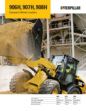 Încărcătoare pe roți Caterpillar 906H