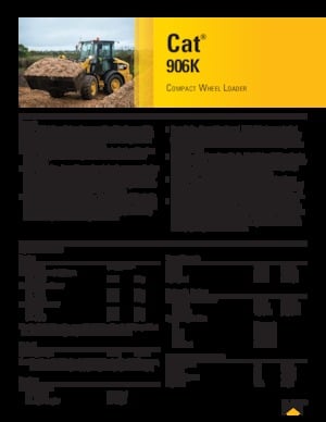 Încărcătoare pe roți Caterpillar 906K
