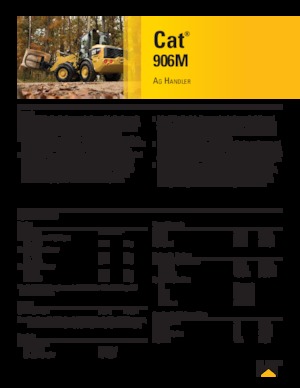 Încărcătoare pe roți Caterpillar 906M
