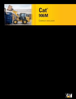 Încărcătoare pe roți Caterpillar 906M