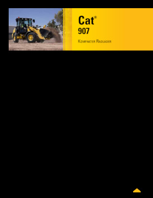 Încărcătoare pe roți Caterpillar 907