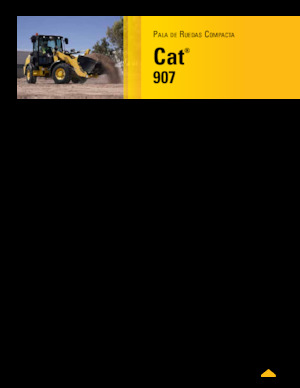 Încărcătoare pe roți Caterpillar 907