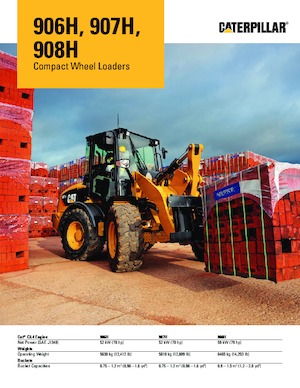 Încărcătoare pe roți Caterpillar 907 H