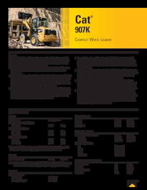 Încărcătoare pe roți Caterpillar 907K