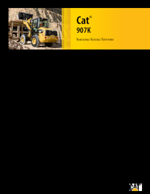 Încărcătoare pe roți Caterpillar 907K