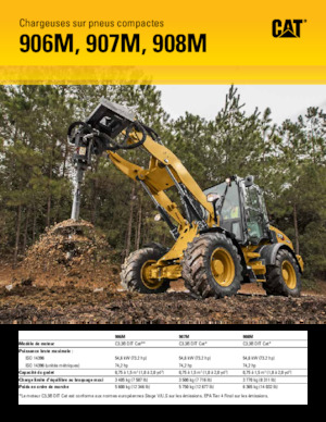 Încărcătoare pe roți Caterpillar 906M