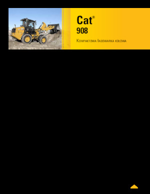 Încărcătoare pe roți Caterpillar 908