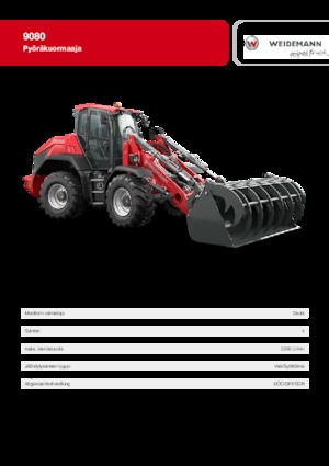Încărcătoare pe roți Weidemann 9080