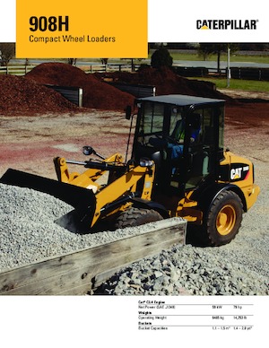 Încărcătoare pe roți Caterpillar 908H