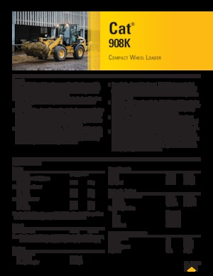 Încărcătoare pe roți Caterpillar 908K