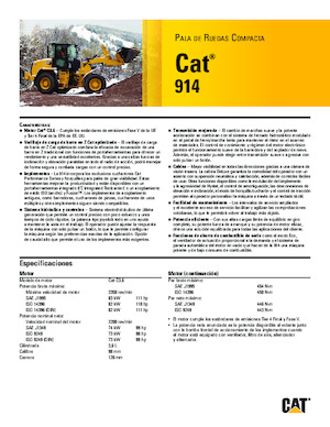 Încărcătoare pe roți Caterpillar 914