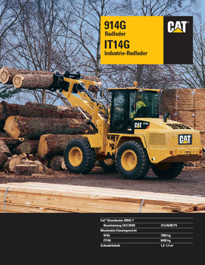 Încărcătoare pe roți Caterpillar IT14G