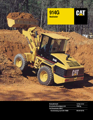 Încărcătoare pe roți Caterpillar 914 G