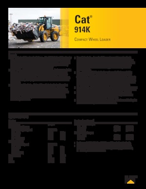 Încărcătoare pe roți Caterpillar 914K