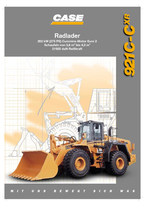 Încărcătoare pe roți Case 921 C