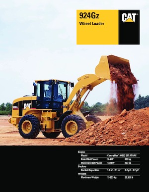Încărcătoare pe roți Caterpillar 924 Gz