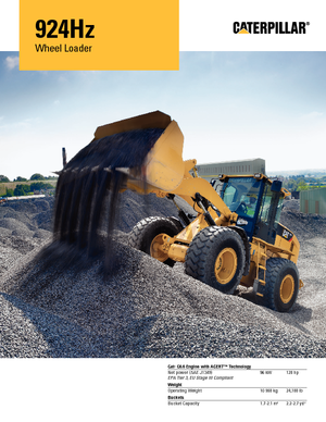 Încărcătoare pe roți Caterpillar 924Hz