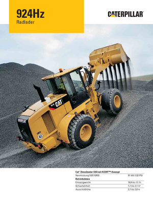 Încărcătoare pe roți Caterpillar 924Hz