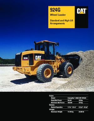 Încărcătoare pe roți Caterpillar 924G