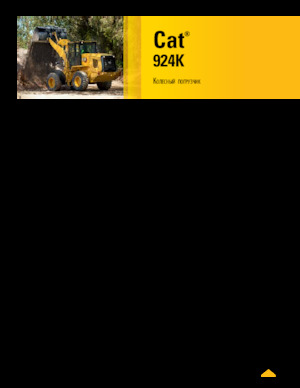 Încărcătoare pe roți Caterpillar 924K