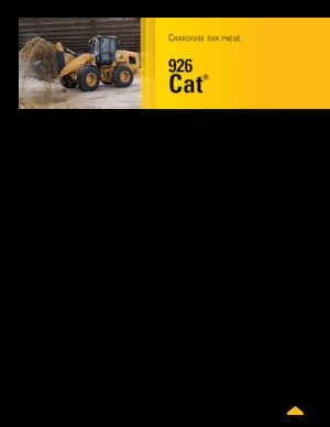 Încărcătoare pe roți Caterpillar 926