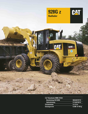 Încărcătoare pe roți Caterpillar 928 Gz