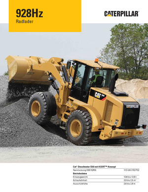 Încărcătoare pe roți Caterpillar 928Hz