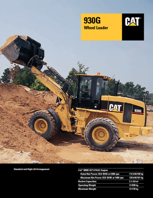 Încărcătoare pe roți Caterpillar 930 G