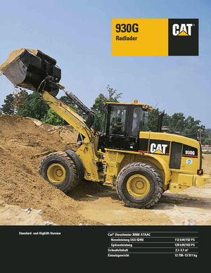 Încărcătoare pe roți Caterpillar 930 G