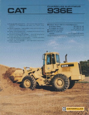 Încărcătoare pe roți Caterpillar 936E