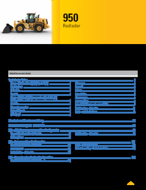 Încărcătoare pe roți Caterpillar 950